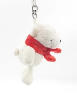 Nici 25950 Schlüsselanhänger Eisbär Mit Rotem Schal 10cm Plüsch Polar Bär -Nici Welt Verkauf 25950 3