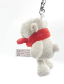 Nici 25950 Schlüsselanhänger Eisbär Mit Rotem Schal 10cm Plüsch Polar Bär -Nici Welt Verkauf 25950 4