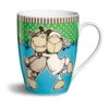 Nici 32557 Porzellantasse Schafe Jolly Elsa & Gustav Blau Kaffeetasse Teetasse