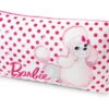 Nici 33988 Kissen Barbie Pudel Sequin Weiß-rosa Rechteckig 43x25cm Plüsch