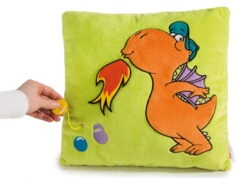 Nici 40693 Kissen Der Kleine Drache Kokosnuss Plüsch 35x35cm -Nici Welt Verkauf 40693 03 ansicht 02 23681709