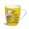 Nici 41769 Porzellantasse Schaf Keep Calm And Rock N Roll Kaffeetasse Teetasse