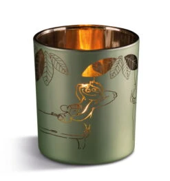 Nici 42553 Kerzenglas Teelichthalter Faultier Chill Bill Chill Out Zone 7x8cm