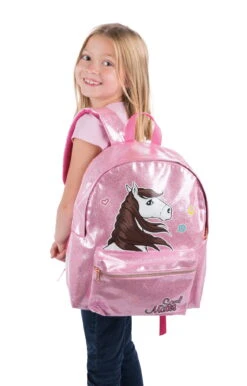 Nici 43219 Freizeitrucksack Rucksack Soulmates Pferd Mustang Rosa