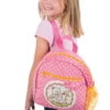 Nici 43359 Kindergarten-Rucksack Bär Kleine Schwester Rosa 24x25x10cm