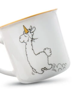 Nici 45013 Porzellantasse Metallic "Gehe Deinen Weg" Lama Kaffeetasse Teetasse -Nici Welt Verkauf 45013 04 ZA 1638x2048