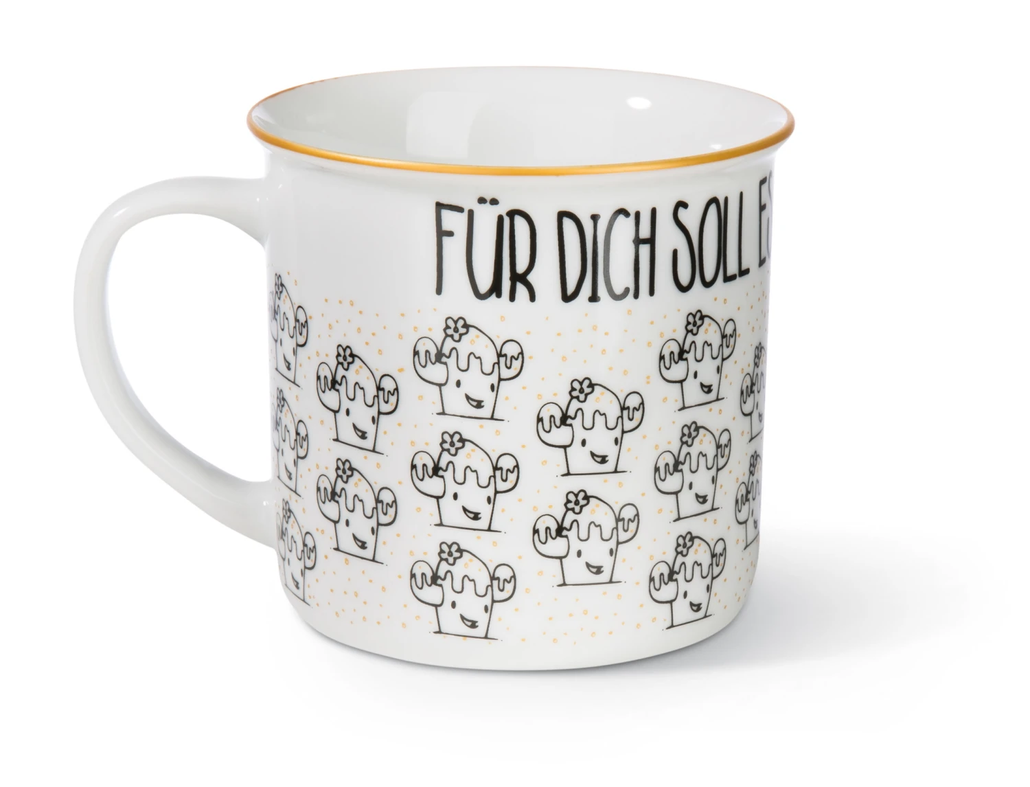 Nici 45017 Porzellantasse Metallic "Für Dich Soll Es Konfetti Regnen" Kaktus 3 Nici 45017 Porzellantasse Metallic "Für Dich Soll Es Konfetti Regnen" Kaktus – Bild 3