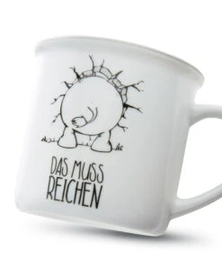 Nici 45029 Porzellantasse Metallic "Ich Bin Hier, Das Muss Reichen" Nashorn -Nici Welt Verkauf 45029 04 ZA 1638x2048