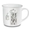 Nici 45037 Porzellantasse Metallic Einhörner "Für Die Beste Mama Der Welt"