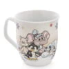 Nici 47314 Porzellantasse Elefant, Pinguin, Schneefuchs, Maus Winter Discovery
