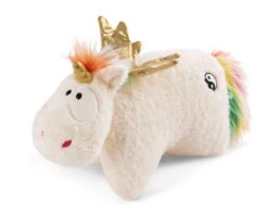 Nici 47383 Kuscheltierkissen Weißes Einhorn Rainbow Yin & Yang 40x30cm Plüsch