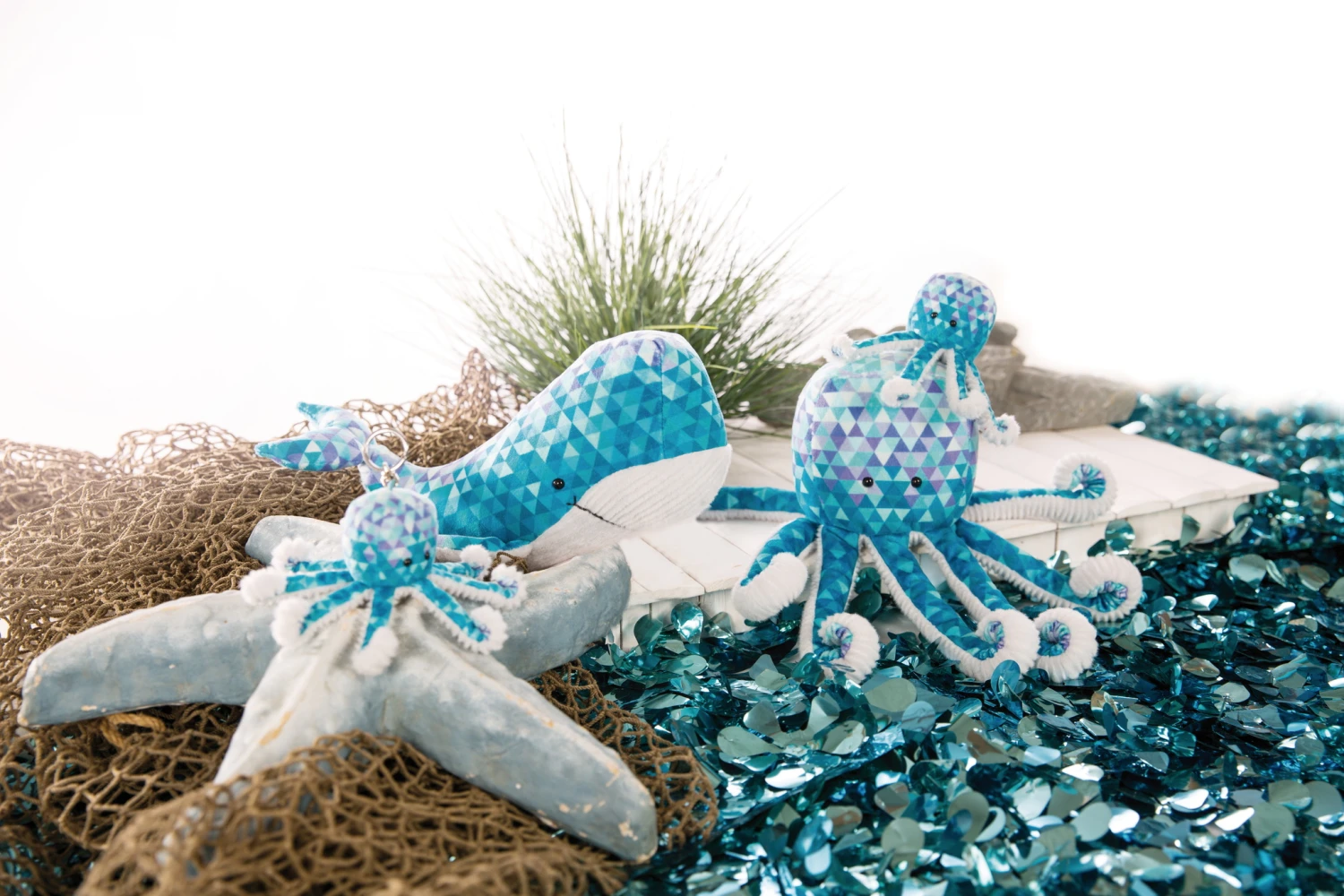 Nici 47441 Kissen Wal Rechteckig 43x25cm Atlantic Friends Plüsch Polygondruck 3 Nici 47441 Kissen Wal Rechteckig 43x25cm Atlantic Friends Plüsch Polygondruck – Bild 3