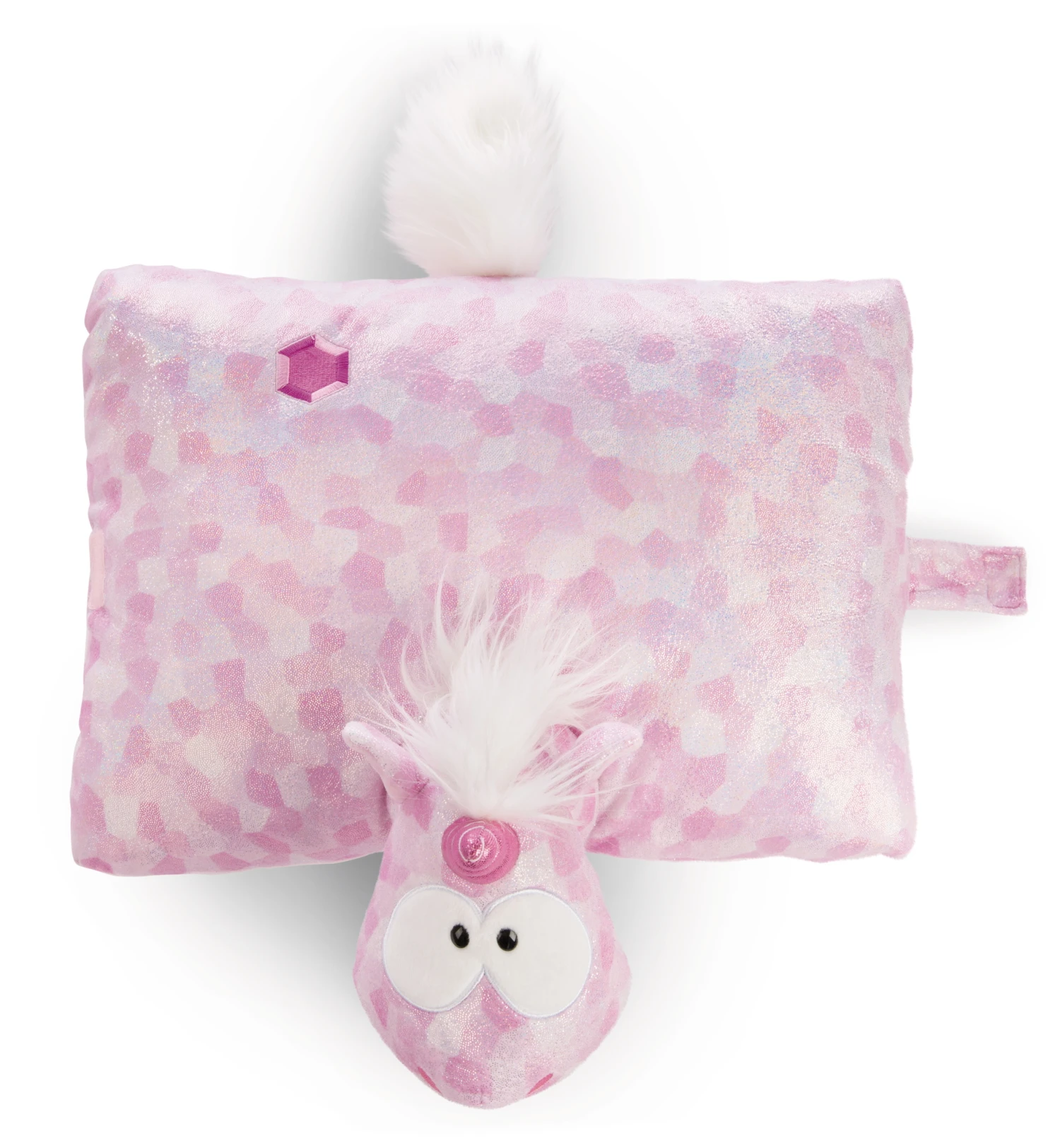 Nici 47636 Kuscheltierkissen Einhorn Pink Diamond 40x30xcm Plüsch Glitzernd 2 Nici 47636 Kuscheltierkissen Einhorn Pink Diamond 40x30xcm Plüsch Glitzernd – Bild 2