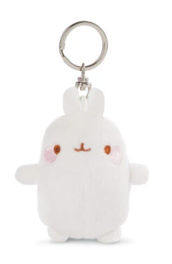 Nici 47740 Schlüsselanhänger Hase Molang 8cm Plüsch Kuscheltier Kawaii