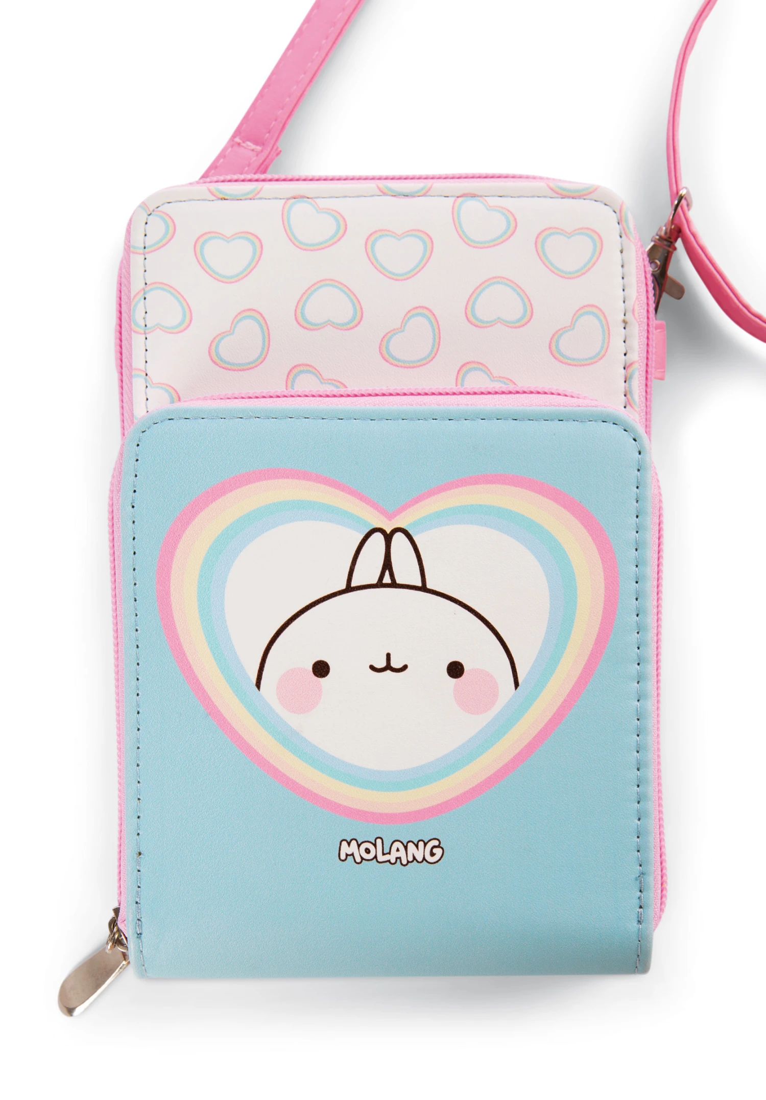 Nici 48230 Umhängetasche Schultertasche Molang Regenbogen 18,5cm Kawaii 6 Nici 48230 Umhängetasche Schultertasche Molang Regenbogen 18,5cm Kawaii – Bild 6