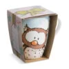 Nici 48938 Tasse Eule Oscar Porzellan Ca 310ml Mit Banderole 10x8cm Kaffeetasse