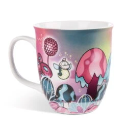 Nici 49113 Tasse Einhorn Midnight Floral "Be A Light In The Dark" Ca 360ml -Nici Welt Verkauf 49113 04 ZA weiss 2039x2048